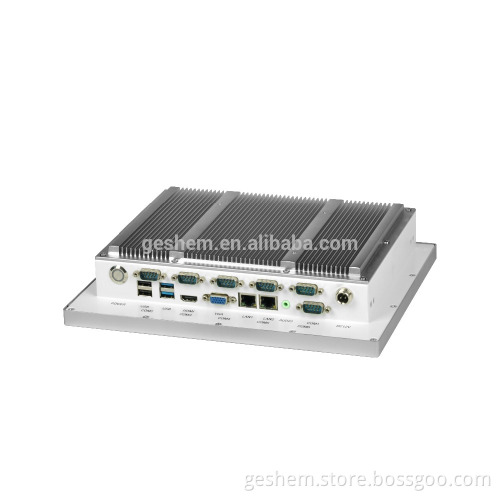 Manufacturer 12 inch 1037U dual core processor rugged fanless industrial computer with dual lan industrial touch screen panel pc